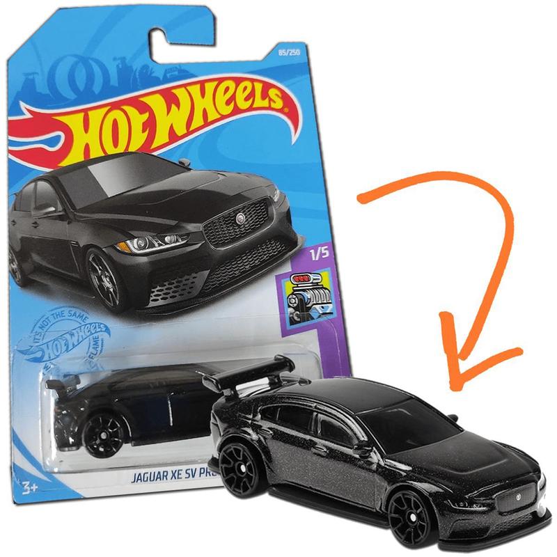 HOT WHEELS Torque Jaguar Preto XE SV Project 8 Mattel GTB90